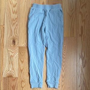 Play by Little Sleepies Girls light blue jogger pants. Size 8